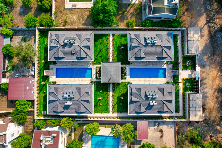 4+1-Villa im Wohnbezirk Aslanbujak - Antalya