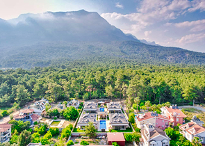 4+1-Villa im Wohnbezirk Aslanbujak - Antalya