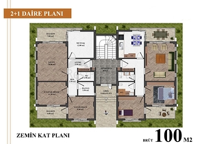 Apartment mit 2+1 Grundriss im Stadtteil Kemer - Antalya 