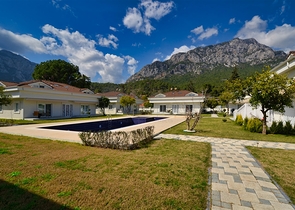 2+1-Villen im Wohnbezirk Aslanbujak - Antalya 