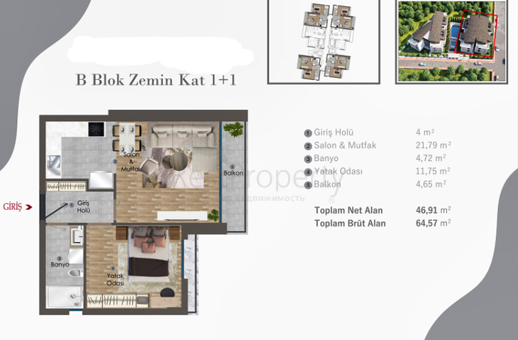 Investitionsprojekt in Altyntaş - Antalya