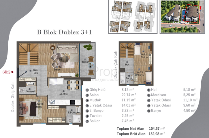 Investitionsprojekt in Altyntaş - Antalya