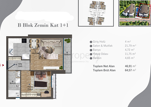 Investitionsprojekt in Altyntaş - Antalya