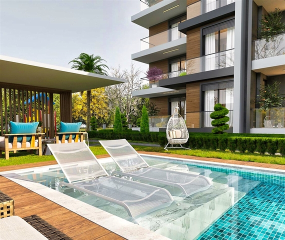 2+1 Wohnung im Stadtteil Altyntasch - Antalya 