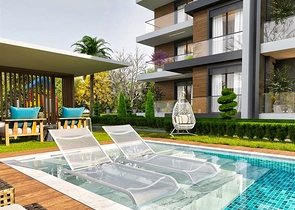 2+1 Wohnung im Stadtteil Altyntasch - Antalya 