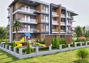 2+1 Wohnung im Stadtteil Altyntasch - Antalya 