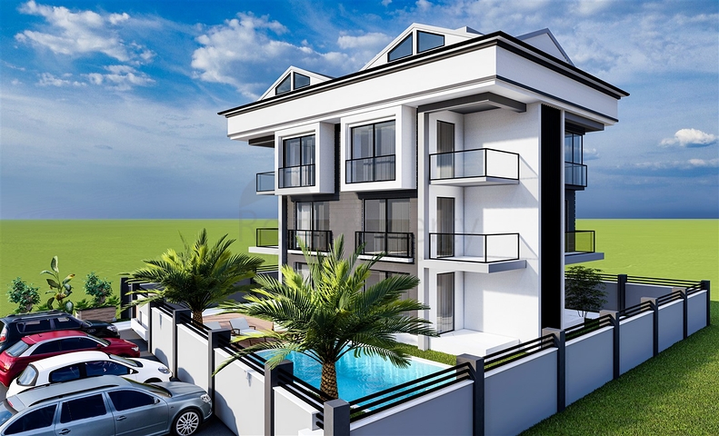 1+1 und 3+1 Duplex-Apartments in Kemer - Antalya 