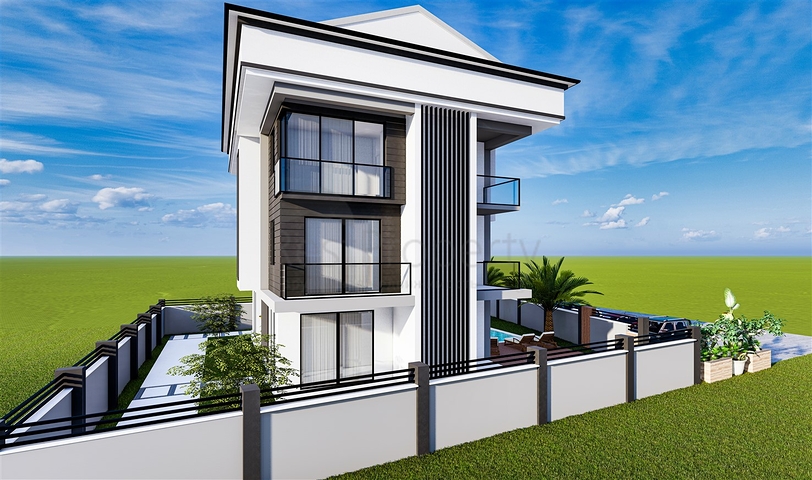 1+1 und 3+1 Duplex-Apartments in Kemer - Antalya 