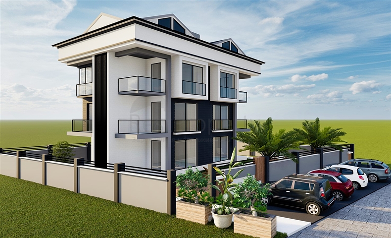 1+1 und 3+1 Duplex-Apartments in Kemer - Antalya 