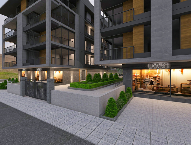 Apartments mit 1+1 Grundriss im Zentrum von Antalya 