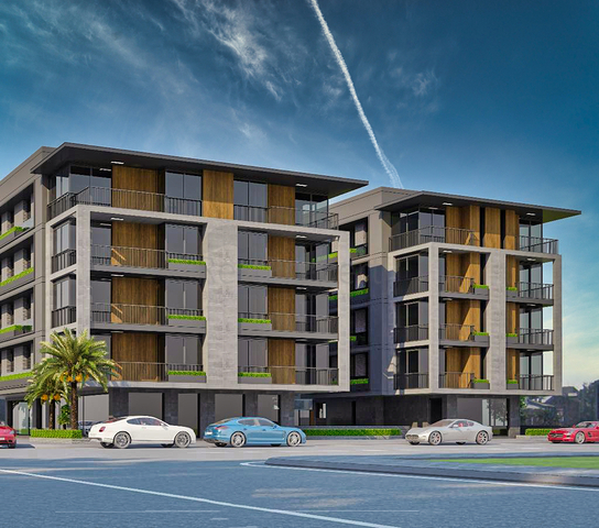 Apartments mit 1+1 Grundriss im Zentrum von Antalya 