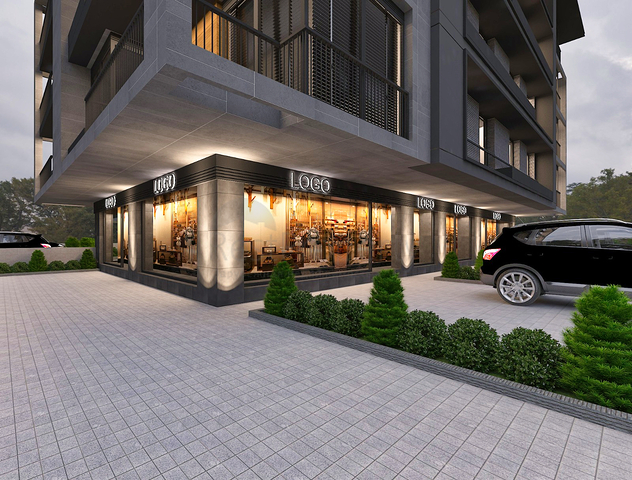 Apartments mit 1+1 Grundriss im Zentrum von Antalya 