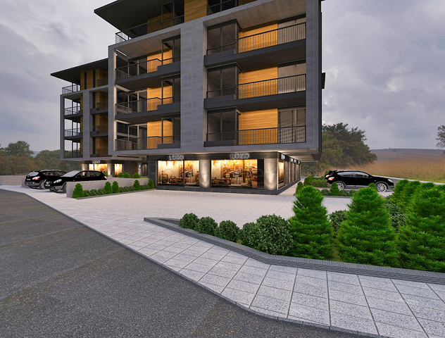 Apartments mit 1+1 Grundriss im Zentrum von Antalya 