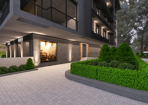 Apartments mit 1+1 Grundriss im Zentrum von Antalya 