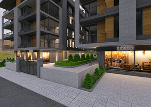 Apartments mit 1+1 Grundriss im Zentrum von Antalya 