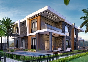 4+1-Villa in der Region Doshemealty - Antalya 