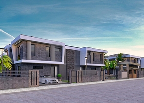 4+1-Villa in der Region Doshemealty - Antalya 