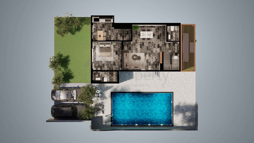 3+1, 4+2 Villa in Altyntas - Antalya 