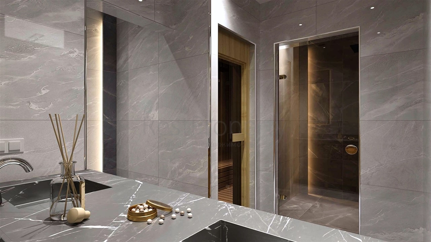 4+1-Villa in der Region Doshemealty - Antalya