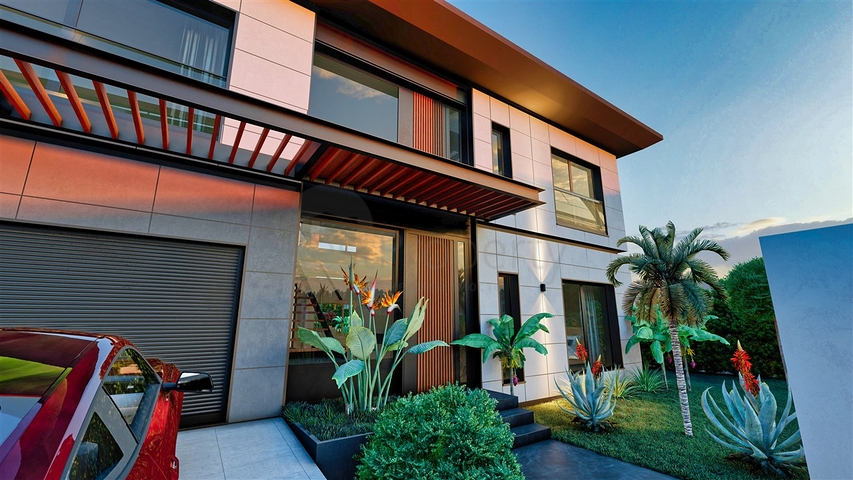 4+1-Villa in der Region Doshemealty - Antalya