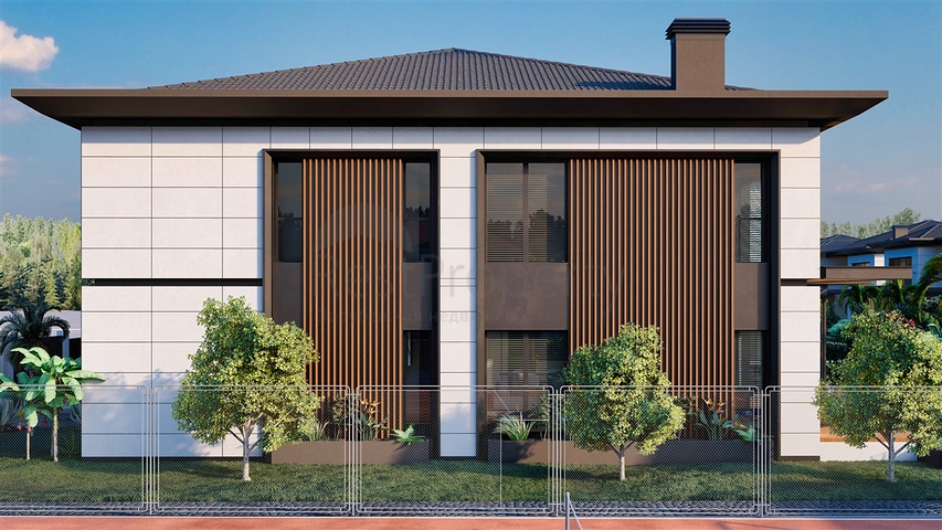 4+1-Villa in der Region Doshemealty - Antalya