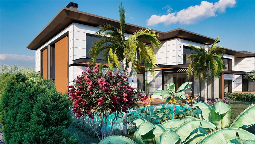 4+1-Villa in der Region Doshemealty - Antalya