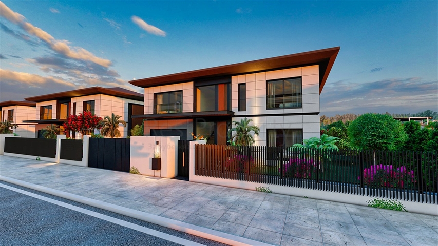 4+1-Villa in der Region Doshemealty - Antalya