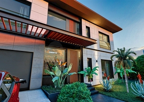 4+1-Villa in der Region Doshemealty - Antalya