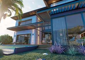 4+1-Villa in der Region Doshemealty - Antalya