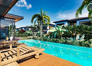 4+1-Villa in der Region Doshemealty - Antalya