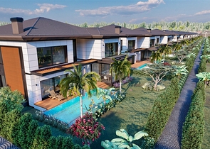 4+1-Villa in der Region Doshemealty - Antalya