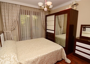 Apartment 3+1 möbliert, in einem Komplex in der ersten Zeile