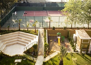 Apartment 3+1 möbliert, in einem Komplex in der ersten Zeile