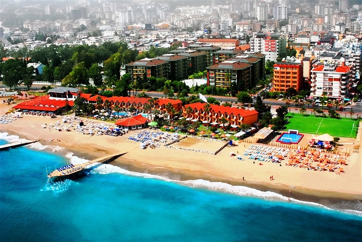 Wohnung zu vermieten im Zentrum von Alanya in der ersten Zeile