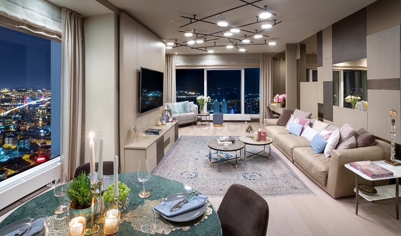 Ein einzigartiger Wolkenkratzer im Herzen von Istanbul, im Stadtteil Shishli