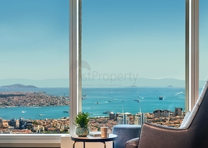 Ein einzigartiger Wolkenkratzer im Herzen von Istanbul, im Stadtteil Shishli