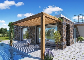 Villa mit drei Schlafzimmern und herrlichem Meerblick auf Nordzypern 