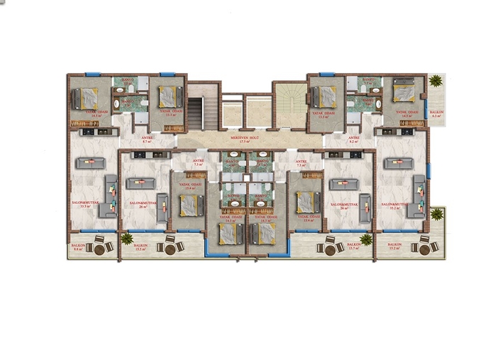 Neues Projekt im Bezirk Mahmutlar