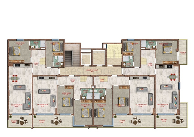 Neues Projekt im Bezirk Mahmutlar