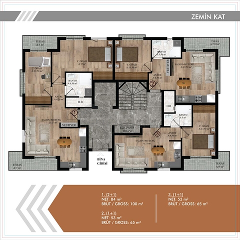 Projekt im Konyaalti-Viertel von Antalya
