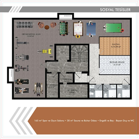 Projekt im Konyaalti-Viertel von Antalya