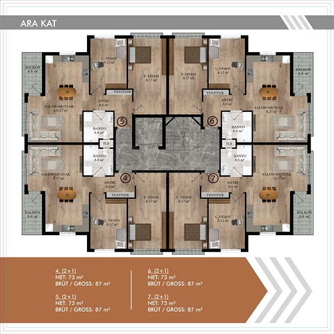 Projekt im Konyaalti-Viertel von Antalya