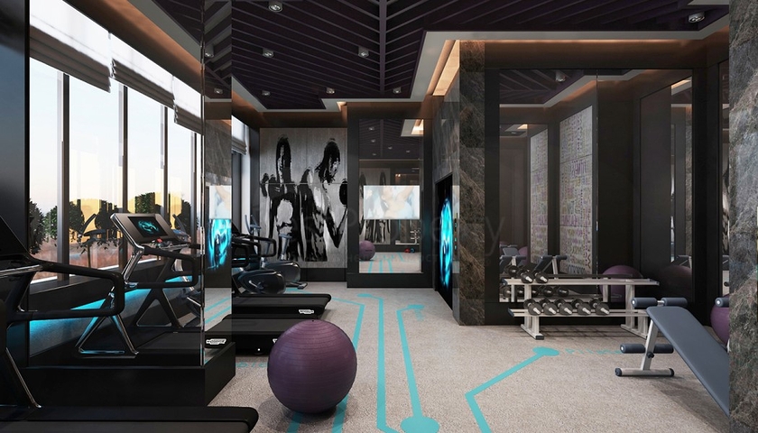 Wohnanlage mit Gasheizung im Stadtteil Kepez Antalya