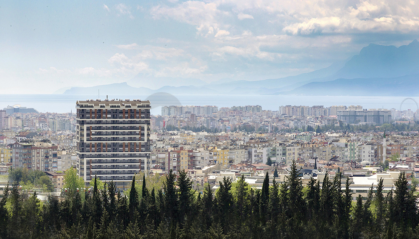 Wohnanlage mit Gasheizung im Stadtteil Kepez Antalya