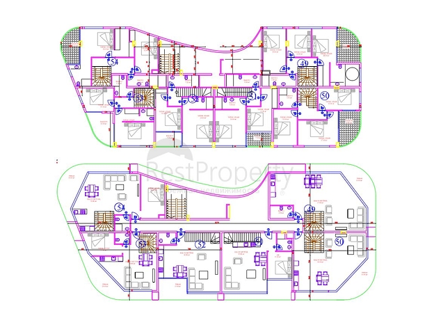 Neuer Komplex im Zentrum von Alanya