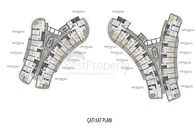 Neue Luxusanlage in der Nähe des Meeres in Kargicak Neue Luxusanlage in der Nähe des Meeres in Kargicak