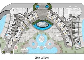 Neue Luxusanlage in der Nähe des Meeres in Kargicak Neue Luxusanlage in der Nähe des Meeres in Kargicak