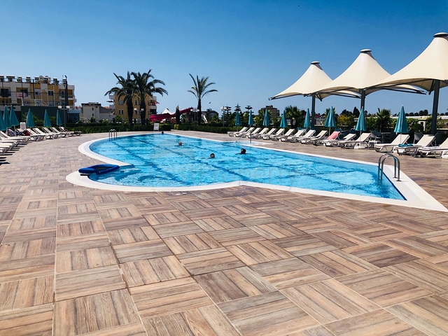 1+1 Wohnungen zur Miete in einem Komplex mit Hotelinfrastruktur in Avsallar