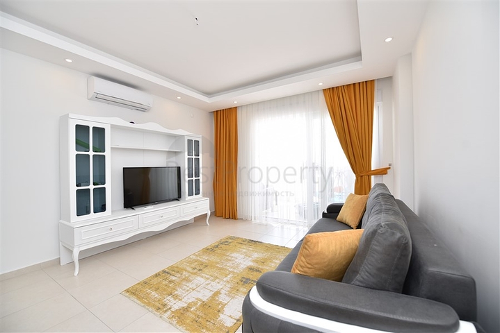 1+1 Wohnungen zur Miete in einem Komplex mit Hotelinfrastruktur in Avsallar