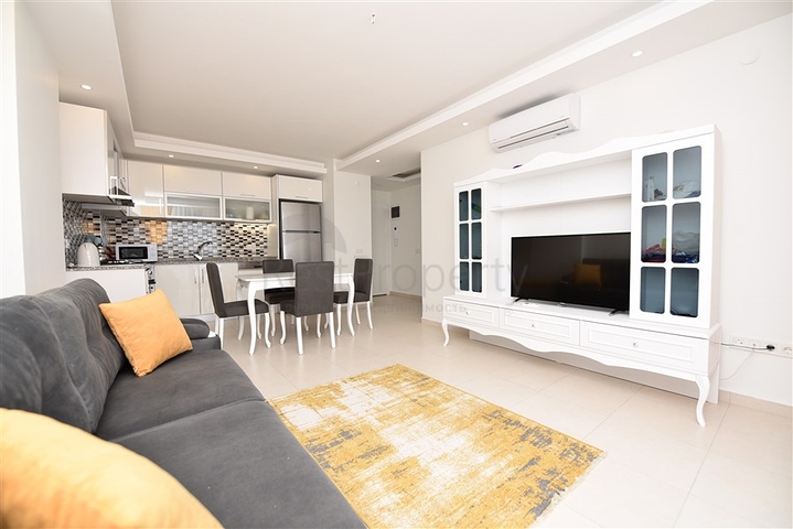 1+1 Wohnungen zur Miete in einem Komplex mit Hotelinfrastruktur in Avsallar